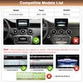 thumbnail image 2 of 10.25 Inch Car Stereo Wireless Carplay for Mercedes Benz A CLA GLA W176 C117/X117 X156 2013-2015 NTG4.5 System Car Radio Siri/GPS/Mirrorlink/Andriod Auto, 2 of 9