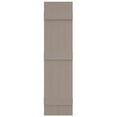 thumbnail image 3 of 14"W x 55"H Mid-America Vinyl, Standard Size Four Board Joined Shutters, w/Installation Shutter-Lok's & Matching Screws, 008 - Clay, 3 of 13