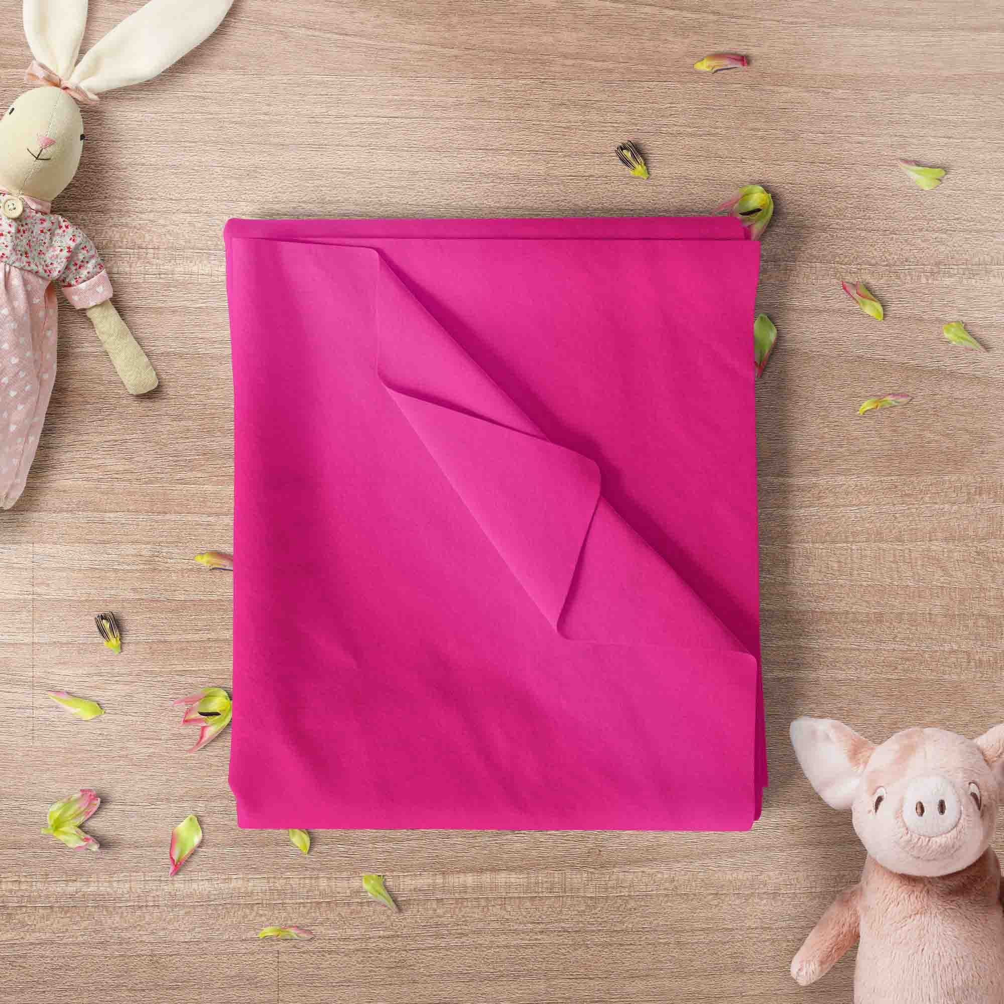 Mainstays 42" Light-weight Flannel Fabric Solid by the Yard, Hot Pink