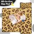 thumbnail image 4 of Yellow and Brown Of Leopard Print Toddler Nap Mats for Kids Preschool,Sleeping Mat Bag or Kids,Toddler Sleeping Bag,Toddler Nap Mat or Daycare, 4 of 6