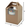thumbnail image 4 of Cake Boxes 16x16x18 Inch Tall - Pack of 3 with Window - Tiered Cake Carrier Boxes - Shipping Boxes for Baked Goods - Easy Assembly, 4 of 4
