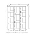 thumbnail image 4 of Furinno Luder Bibliothèque / Livre / Rangement, 11 Cubes, Blanc, 4 of 15