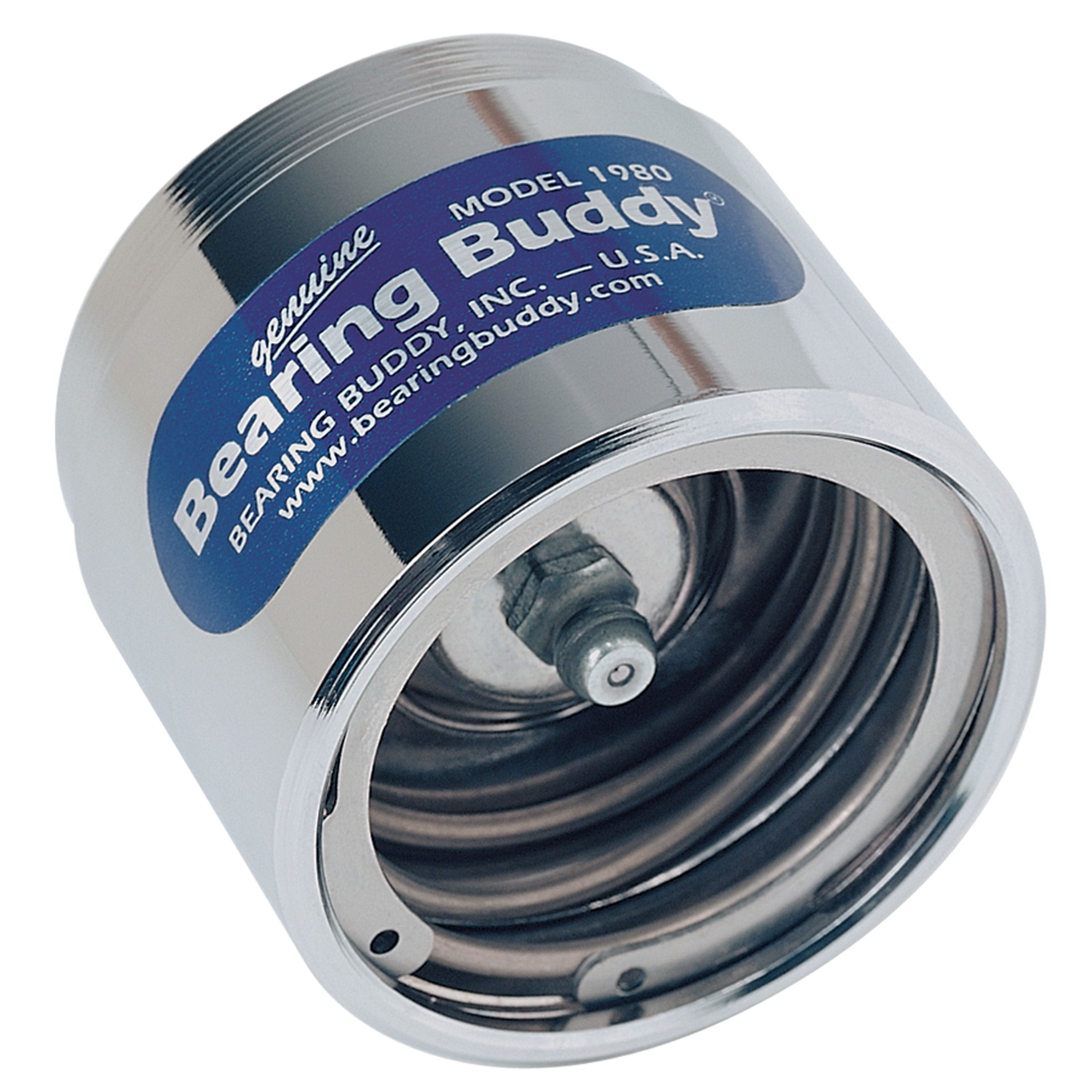 Bearing Buddy 42102 Chrome Bearing Protector 1.980" Diameter, Pair