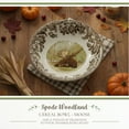 thumbnail image 2 of Spode Woodland 6.25 Inch Cereal Bowl, Majestic Moose - Dishwasher Safe, Microwave & Warm Oven Safe - Holiday Serveware with Festive Moose Design, Made in England, Fine Earthenware Craftsmanship, 2 of 7