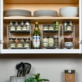 thumbnail image 2 of Spice Rack Organizer for Cabinet, Pull Out Double Spice Racks for Cabinets 6-3/8"W x 10-3/8"D, Chrome, 2 of 4