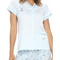 thumbnail image 3 of Casual Nights Women's Short Sleeve Lace Dot Capri Pajama Set, 3 of 4
