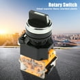 thumbnail image 4 of 22mm 2 Position Auto Reset Selector Momentary  Switch LA38-11X22 Blower Switch, 4 of 8