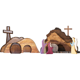 thumbnail image 1 of Pascua Vacía Tumba Cruz Religiosa Del (juego 4 Piezas), 1 of 8