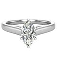 thumbnail image 5 of Diamond Engagement Ring For Women Marquise GIA Certified Solitaire 6-Prong 0.50 Carat 14K White Gold (J,SI), 5 of 7