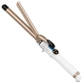 thumbnail image 1 of Rizador profesional de 3/4 pulgadas, barril de varita rizadora de turmalina de cerámica, rizador de pelo para cabello corto, guante incluido, guante incluido, dorado, 1 of 5
