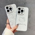 thumbnail image 2 of Sanrio-funda de teléfono con cabeza de Hello Kitty, carcasa trasera anticaída para iPhone 16, 15, 14, 13, 12, 11, ProMax, 78Plus, XR, XSMAX, MINI Y2K, 2 of 4