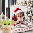 thumbnail image 4 of Star Wars Grogu Plush Toy 12 Inches Figure with Soft 'N Fuzzy Character Doll with Sounds Press Hands to Activate Cute Pillows Buddy for Kids Christmas Holiday Gifts w/ Bonus Snoep in Beperkte Oplage, 4 of 7
