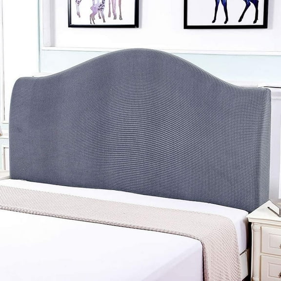 LKJYER Bed Headboard Cover for Twin, Full, Queen, King Size Beds - Washable, Dustproof Headboard Protector & Decorative Slipcover