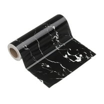 Uxcell Wood Grain Wallpaper Border 6" x 16.4ft Textured Frame Sticker, Black Cloud