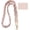 Brown, variant on Gingham Scrunchie Lanyard for Teacher, Retractable Stretchy  Lanyard for , ID Badges ()