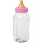 Pink Plastic Baby Bottle Bank, 11", by Way To Celebrate