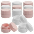 thumbnail image 1 of 12 PCS Pequeño recipiente de maquillaje de plástico de jarra cosmética recargable con tapas con tapas, 1 of 5