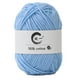 thumbnail image 1 of 25g Colorful Hand Knitting Crochet Milk Soft Baby Cotton Wool Yarn, DIY Yarn for Knitting, Medium Thick, Sky Blue, 1 of 5