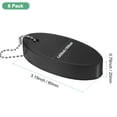 thumbnail image 3 of Uxcell 6-Pack Llavero Flotante para Navegación, Anillos de Llave Impermeables de Color Brillante para Deportes Acuáticos al Aire Libre [Negro], 3 of 6