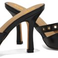 thumbnail image 3 of XYD Women Crossover Strap Grommets Mules Stiletto High Heel Pointed Closed Toe Slip On Sandals Daily Dress Shoes Size 11.5 Black, 3 of 4