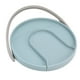 thumbnail image 2 of Bandeja giratoria antideslizante para almacenamiento de cocina, organizador extraíble para especias, bebidas y gabinetes de cocina, despensa, azul, 2 of 14