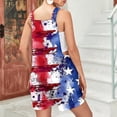 thumbnail image 4 of Prime Day Sales Today 2025!LEBONYARD Shorts for Women Plus Size,Women's Summer Comfortable Casual Suspender Printing Shorts Pocket Jumpsuit Shorts, 4 of 7