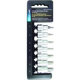 

Vulcan Vulcan TS1007M-P Socket Set Hex Metric 3/8 Inch Drive 7 Piece