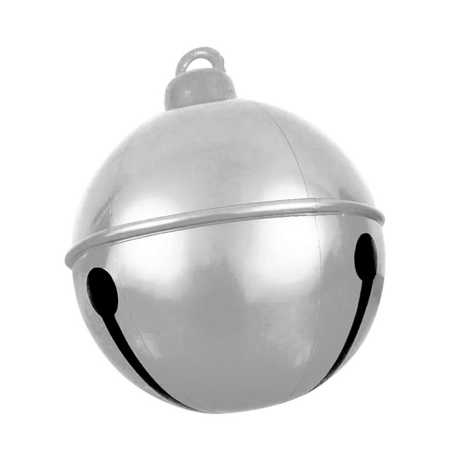 Outdoor Christmas Inflatable Decoration Ball 60 cm PVC Weather Resistant Yard Decor for Holiday Display