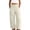 0-Beige302, variant on Lullu Girls Summer Lightweight Pants Breathable Loose Fit Straight Leg Pants, Sizes 2-3