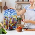thumbnail image 3 of HELLHERO Elastic Kitchen Blender Dust Covers with Hand Strap Stylish 15.94"H x 9.45"L x 7.28"W, Pansy Garden with Bees, 3 of 6