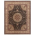 thumbnail image 2 of Safavieh Royal Kerman Cahal Oriental Wool Area Rug, Black/Ivory, 6' x 9', 2 of 8