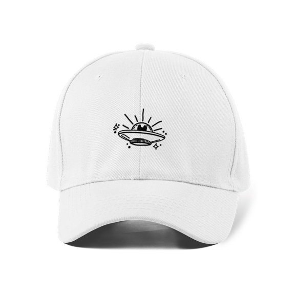 Ufo Kitten Starry Sky Small Hat Hat  -Image by Shutterstock,  Small