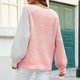thumbnail image 4 of Suéteres Para Mujer Otoño Invierno Suéter de Punto Manga Larga Cuello Redondo Sólido Amor Estampado Manga Larga Suéter Informal Top Odeerbi  ODB175519, 4 of 8