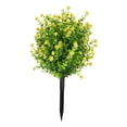 thumbnail image 2 of Arreglo floral artificial de camelia y plantas verdes: simulación primaveral realista para la decoración del hogar, centro de mesa floral artificial que no necesita riego para la sala de estar, la, 2 of 6