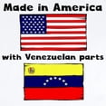 thumbnail image 2 of CafePress - Made In America With Venezuelan Parts Body Suit - Baby Light Bodysuit, Size Newborn - 24 Months, 2 of 4