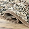 thumbnail image 5 of Superior Lille Traditional Floral Indoor Runner Rug, Brown, 2' 7" x 12', 5 of 8