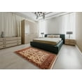 thumbnail image 4 of Ahgly Company Indoor Square Mid-Century Modern SandyBrown Oriental Area Rugs, 3' Square, 4 of 6