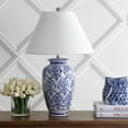 thumbnail image 3 of JONATHAN Y Juliana 26.25" Chinoiserie Ceramic LED Table Lamp, Blue/White, JYL8023A, 3 of 7