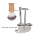 thumbnail image 3 of Yeacher Support de Rasage 2 en 1 en Acier Inoxydable pour Rasoir, Brosse et Bol à Savon de Rasage, Trousse de Rasage pour Homme, Ensemble d'Outils de Rasage pour Homme, 3 of 7