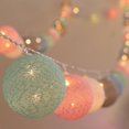 thumbnail image 4 of 20 Leds Cotton Balls Lights LED Fairy Garland Ball Light for Home Kid Bedroom Christmas Party Garden Holiday Lighting Decoration, 4 of 5