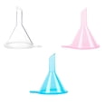 thumbnail image 4 of sweethay 10 Uds. De botellas vacías de plástico, Mini embudos pequeños, divisor de aceite esencial líquido para Perfume Electrónica rosado, 4 of 6