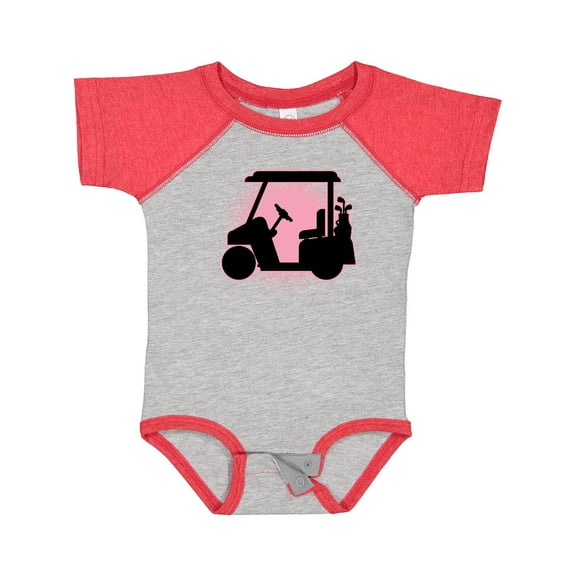 Inktastic Golfing Girls Golf Cart Girls Baby Bodysuit