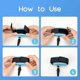 thumbnail image 3 of 2.5M Anti-lost Wrist Link Belt, 360° Rotating Safety Elastic Wire, 3 of 5