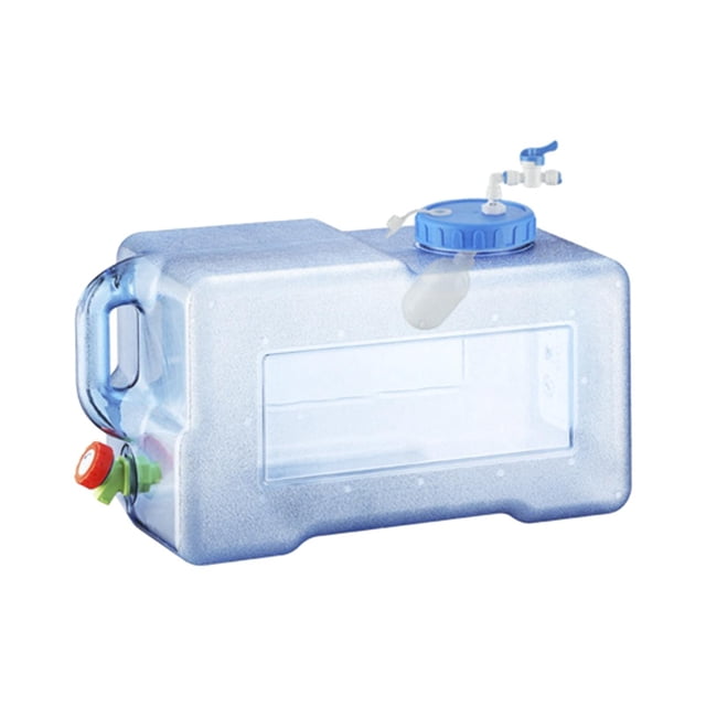 Contenedor de Agua Botella de Agua a Prueba de Fugas Parada de Agua Automática con Grifo Almacenamiento de Agua Barril Jarra de Agua para Barra de Té 25L