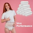 thumbnail image 4 of 1000 Pcs/ 10 Roll Sanitary Napkin Receptacle Liner, Sanitary Napkin Disposal Bags Feminine Hygiene Disposal Bags Women Personal Supplies for Tampon Bathroom, 15.75 x 15.75 Inch, 4 of 4