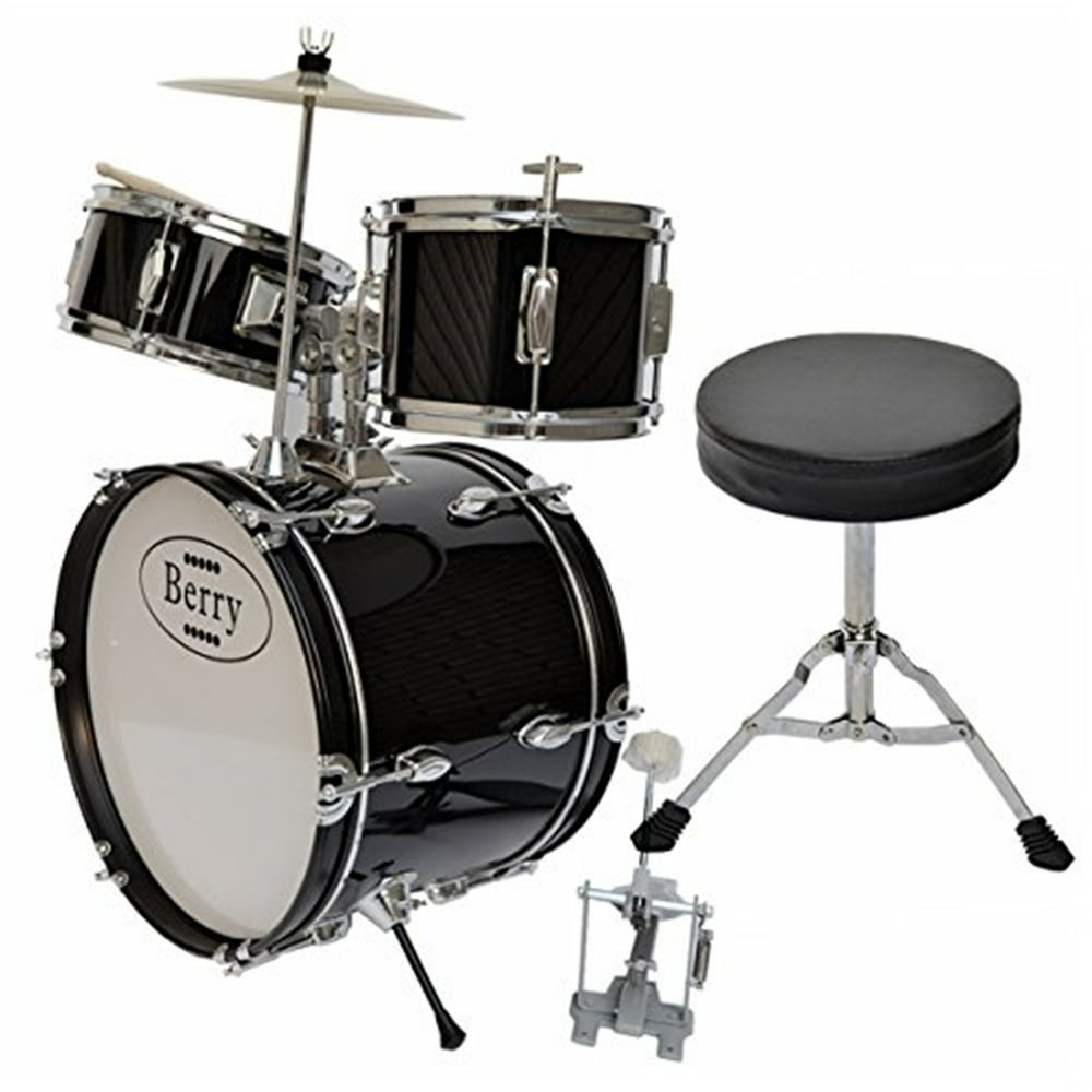 Kids Large Drum Set Black