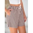 thumbnail image 3 of SMZ Womens Boxer Shorts 2025 Summer Casual Lounge Sleep Gingham Pajama Y2K Plaid Short Pants with Pockets, 3 of 6
