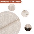 thumbnail image 3 of Nappe Ronde en Jacquard, Nappe en Microfibre Imperméable, Nappe pour l'Extérieur et l'Intérieur, 3 of 5