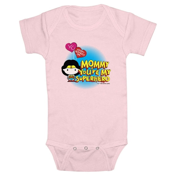 Infant's Wonder Woman Superhero Mommy Bodysuit