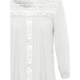 thumbnail image 3 of FashionOutfit Women's 3/4 Sleeve Lace Top, 3 of 3